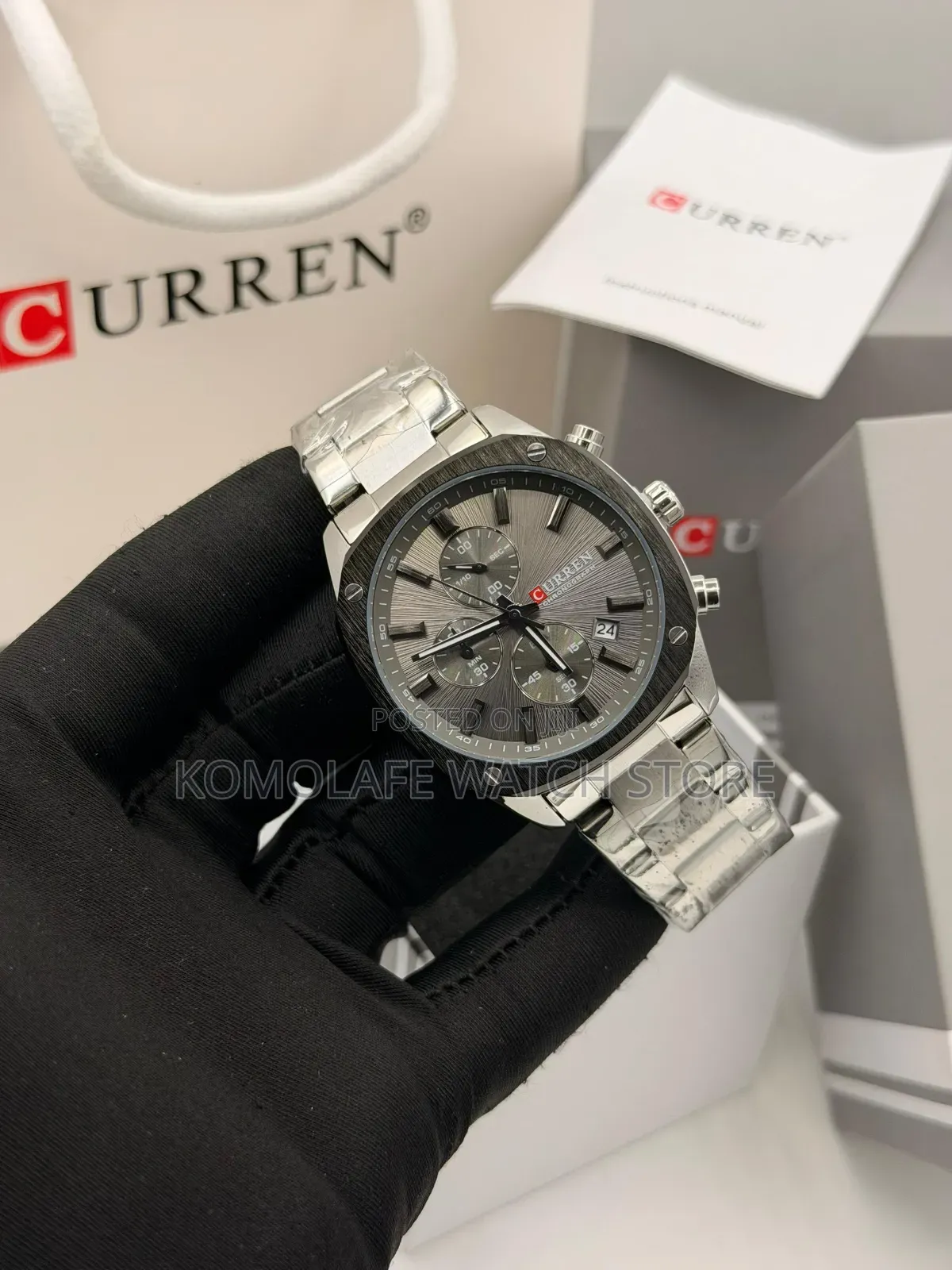 Curren Chronograph Chain New Design