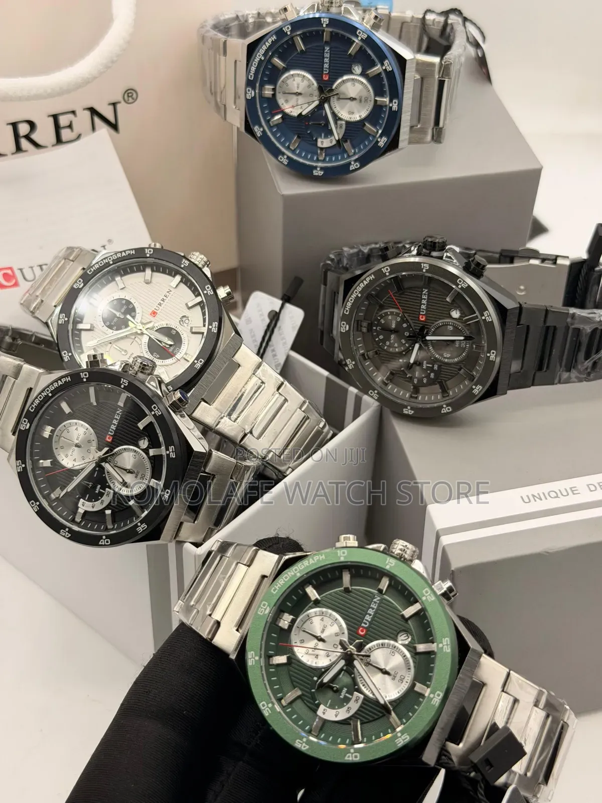 Curren Chronograph Chain New Design