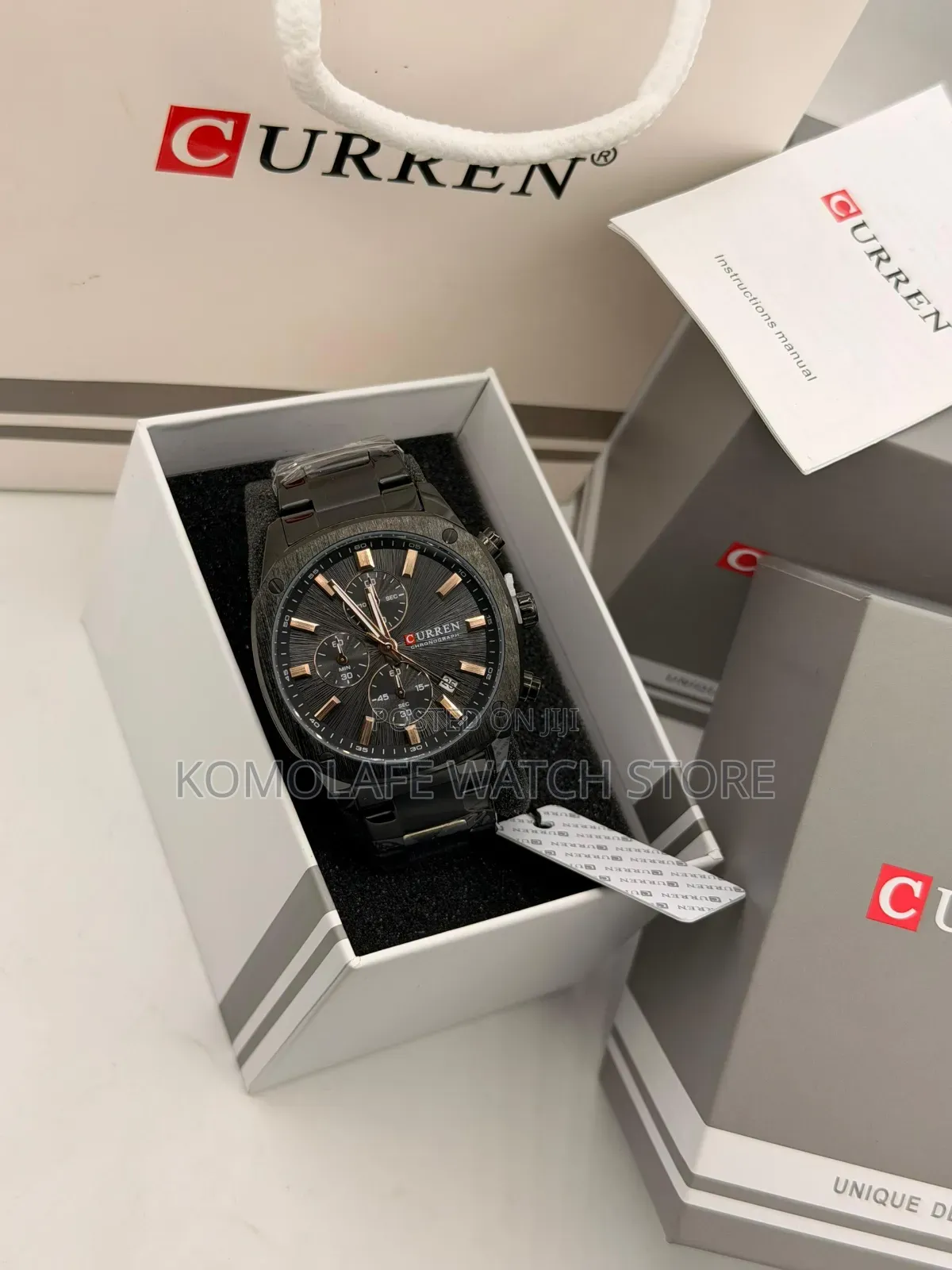 Curren Chronograph Chain New Design