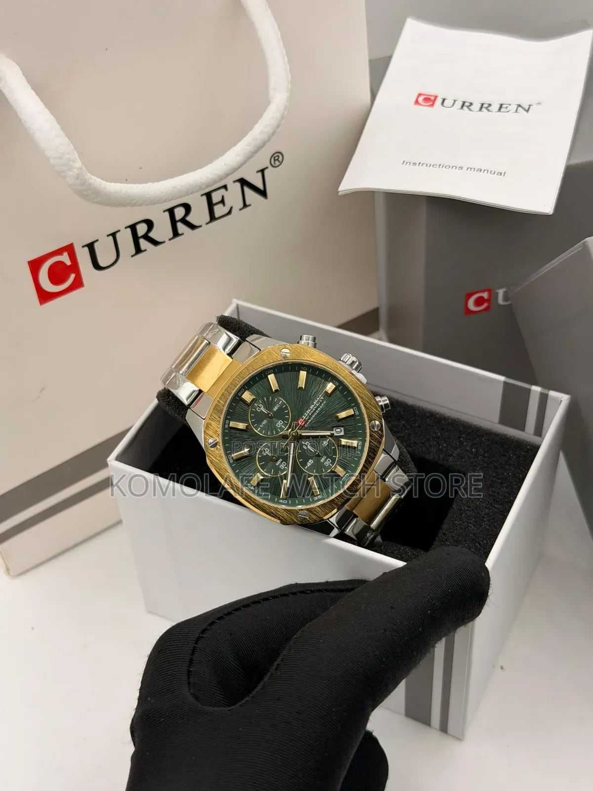 Curren Chronograph Chain New Design