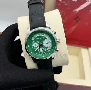 Montblac Leather Chromebook Watch