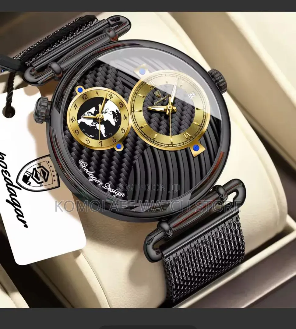 Poedagar Luxury Net Strap Watch