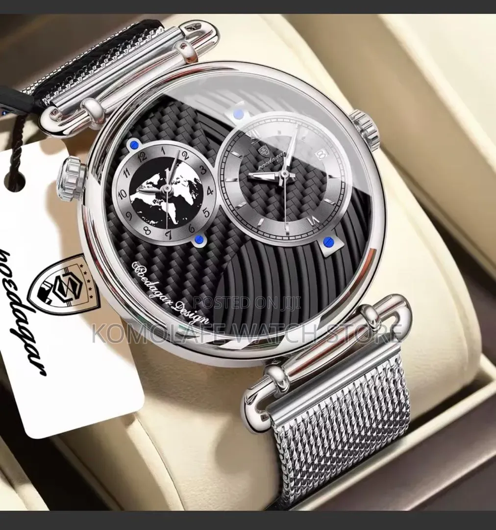 Poedagar Luxury Net Strap Watch