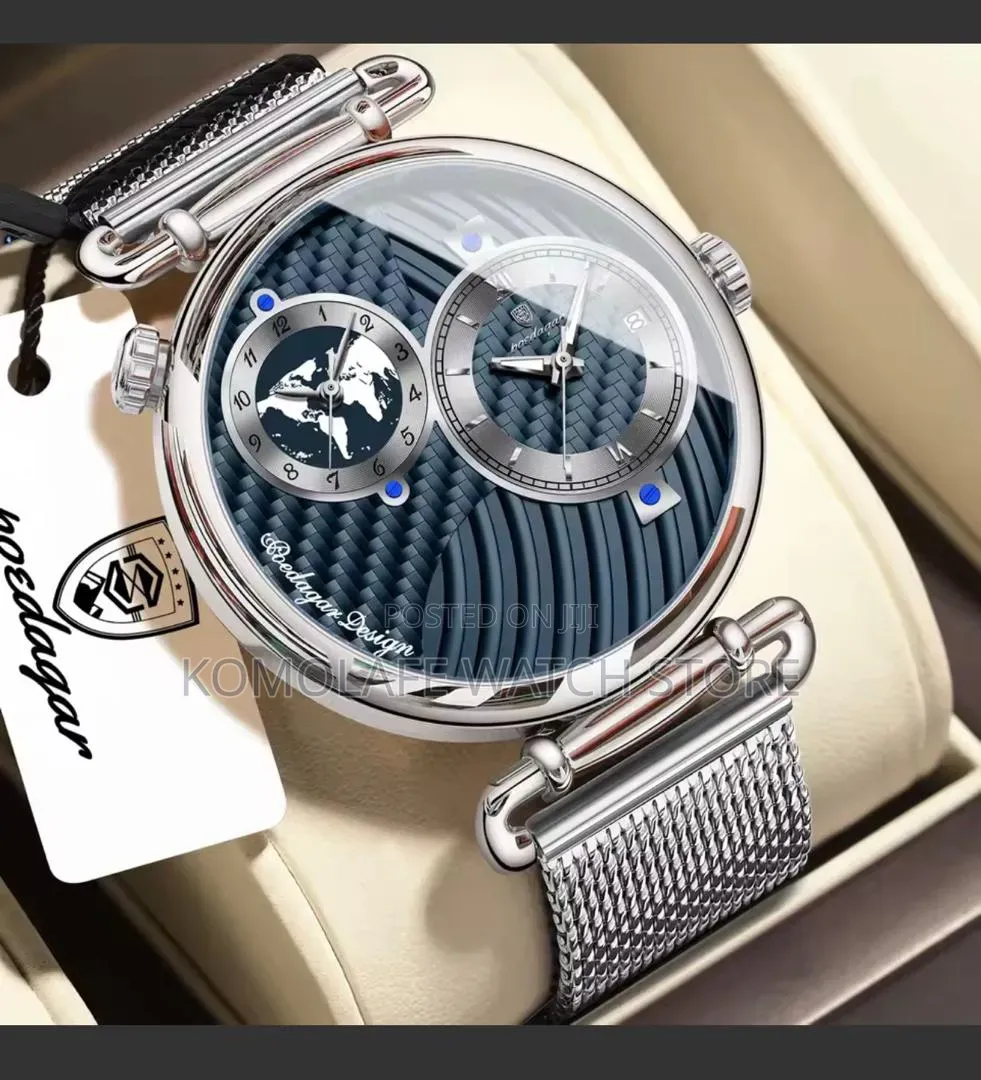 Poedagar Luxury Net Strap Watch