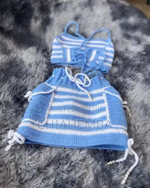 Crochet Top and Skirt Outfit