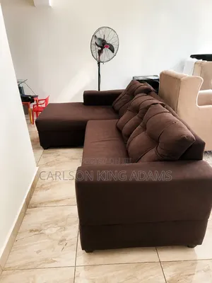 Modern Brown Sectional Sofa and Matching Armchair Set