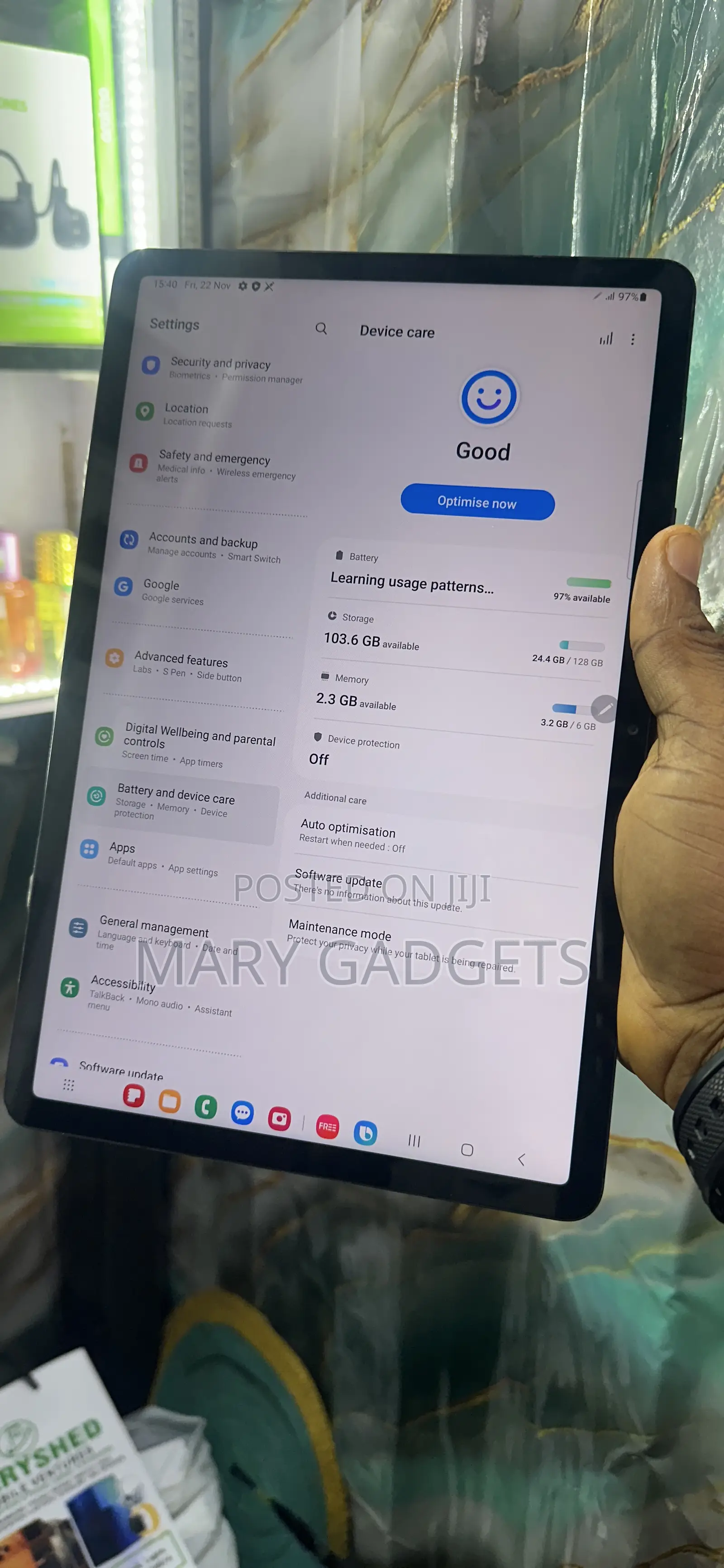 Samsung Galaxy Tab S7 128 GB Black