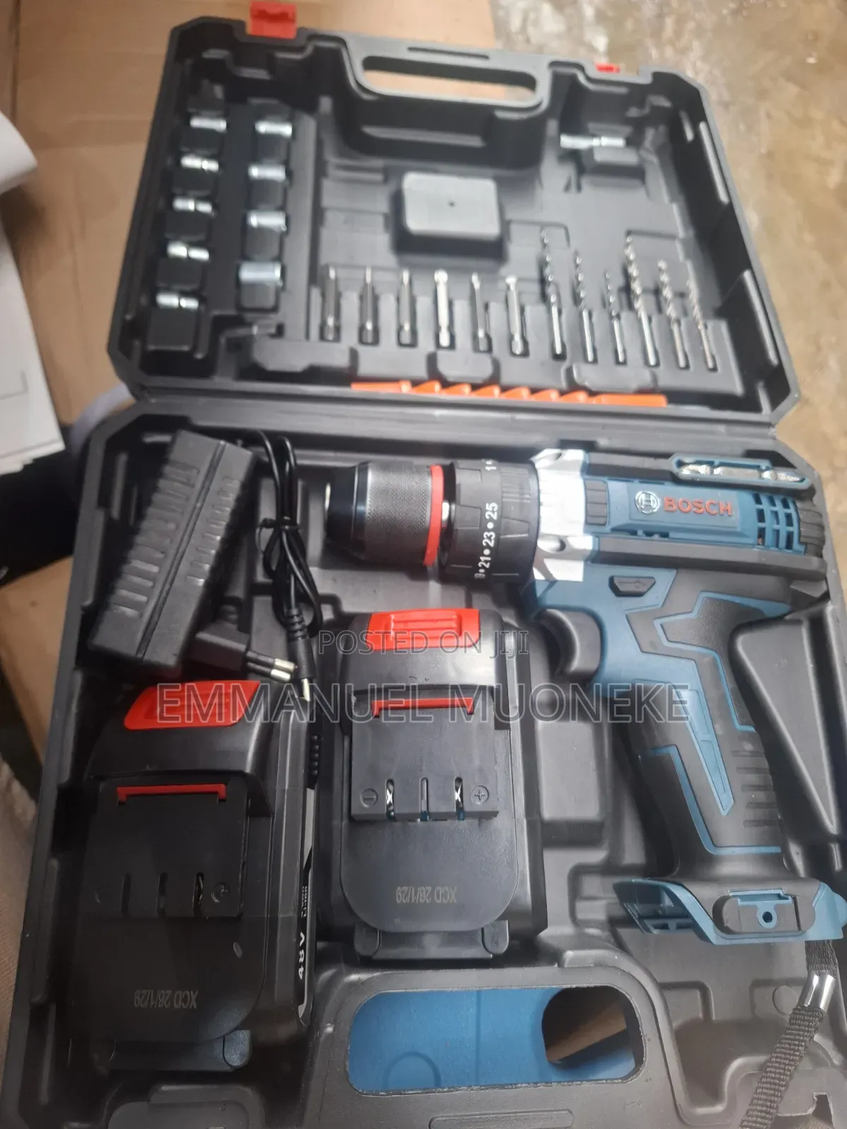 Bosch Cordless Drill With Accessories
