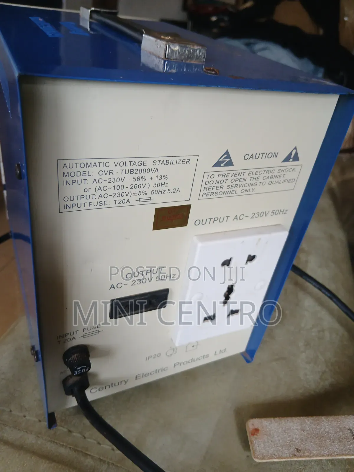 2000va Century Stabilizer