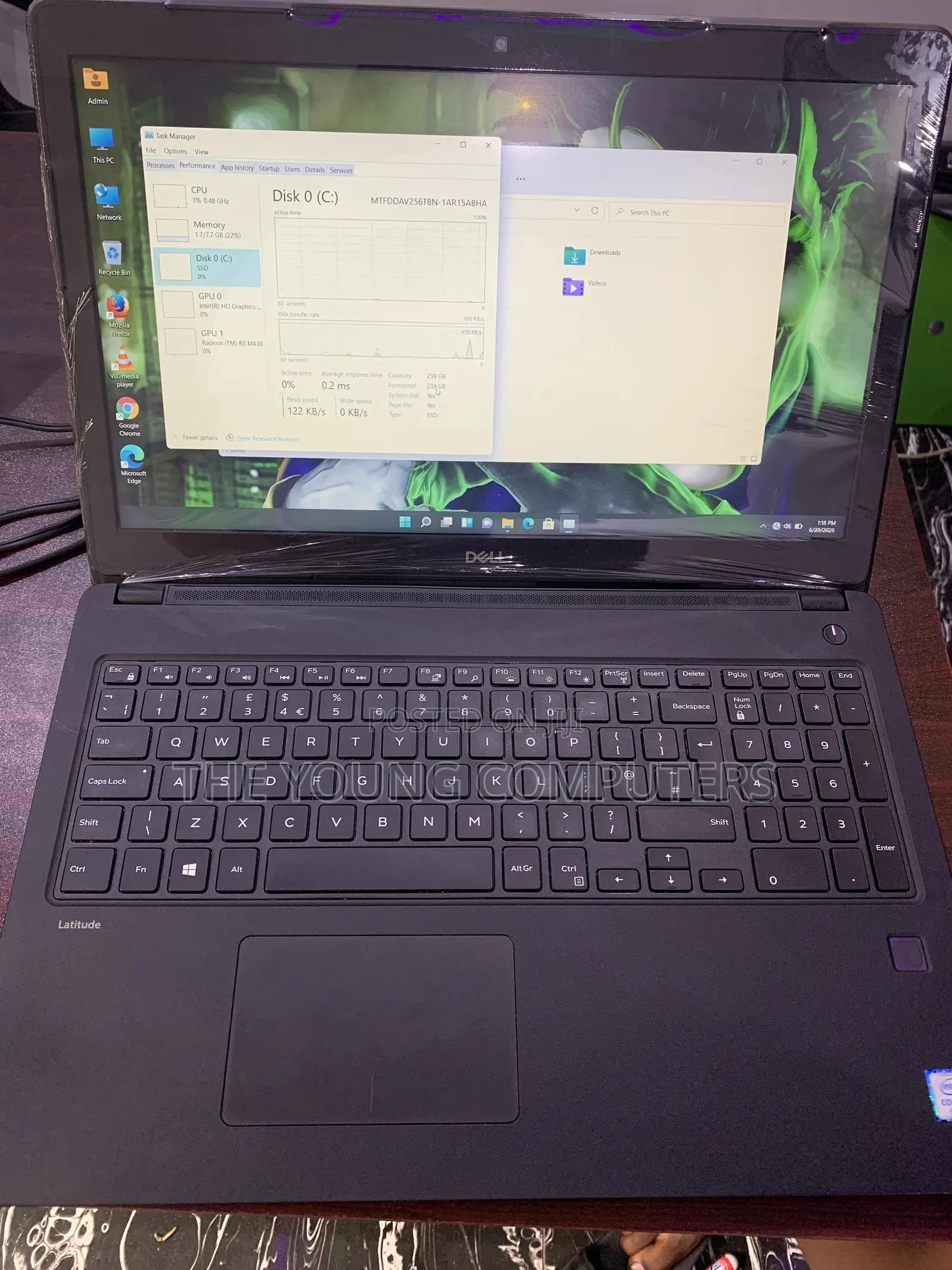 Laptop Dell Latitude 3580 8GB Intel Core i5 SSD 256GB