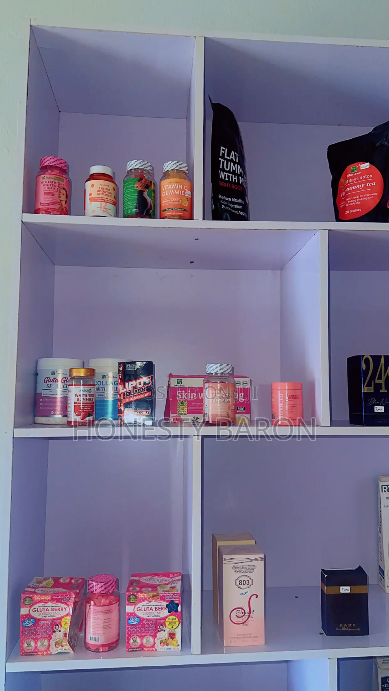 Perfume, Vitamins and Supplements
