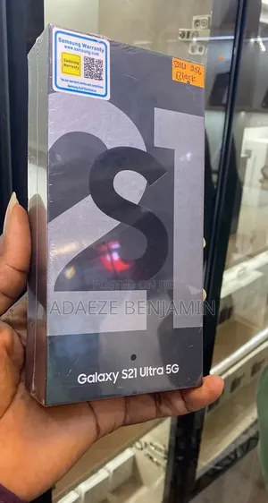 New Samsung Galaxy S21 Ultra 5G 256 GB Black