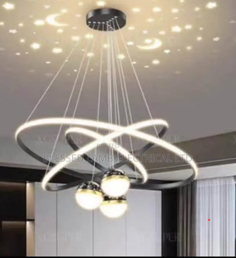 Modern Led Star Chandelier