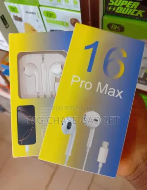 iPhone 16 Pro Max Wired Ear Phone