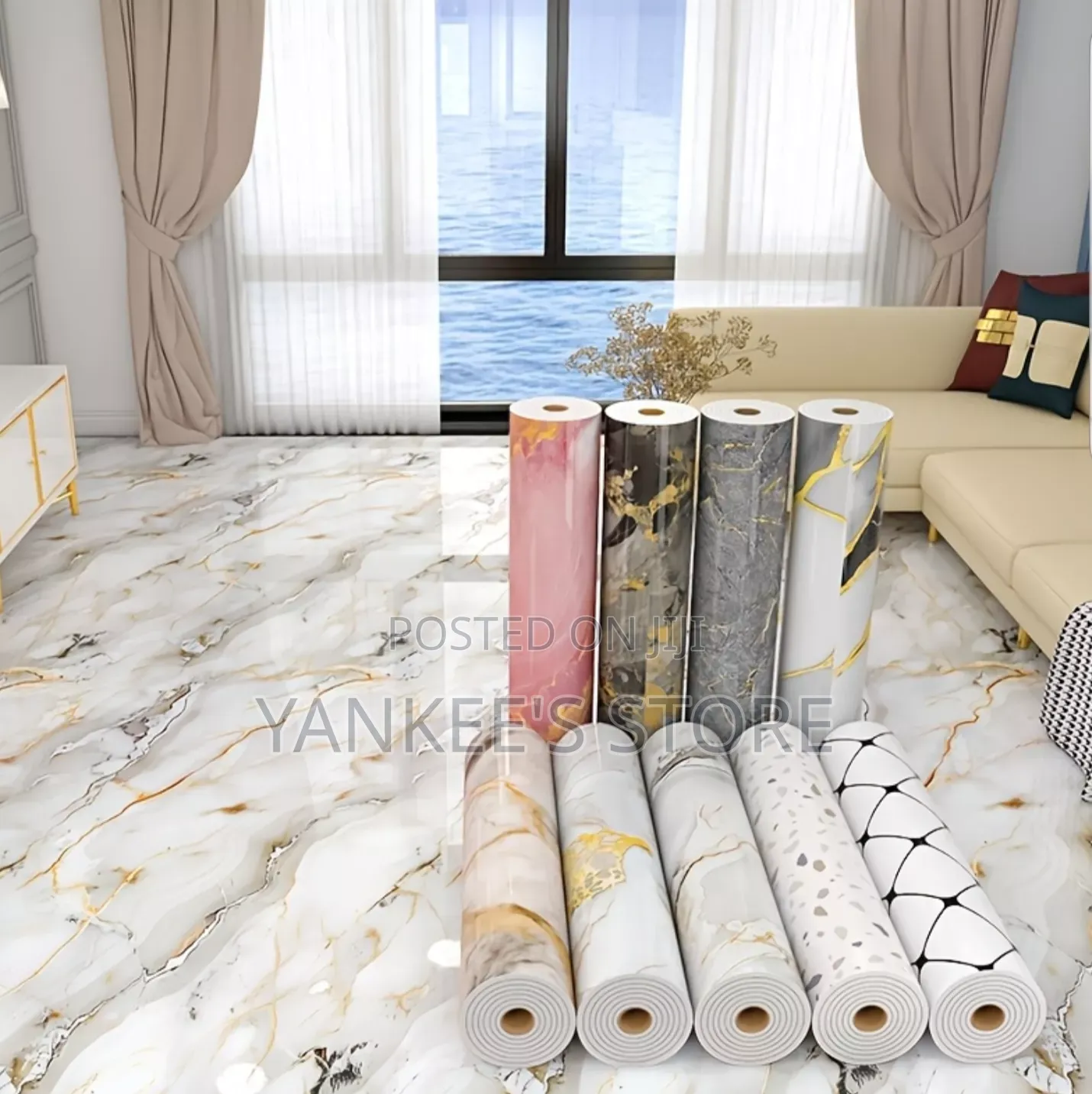 Brand New Marble Sheet Stickers Wallpaper