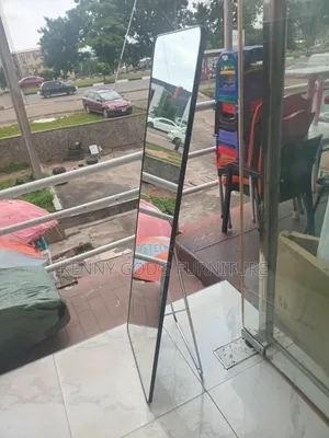 Standing Mirror With Back Support Legs.