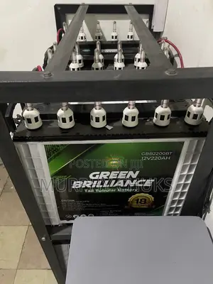 Used Green Brilliance 12v 220ah Tubular Batteries