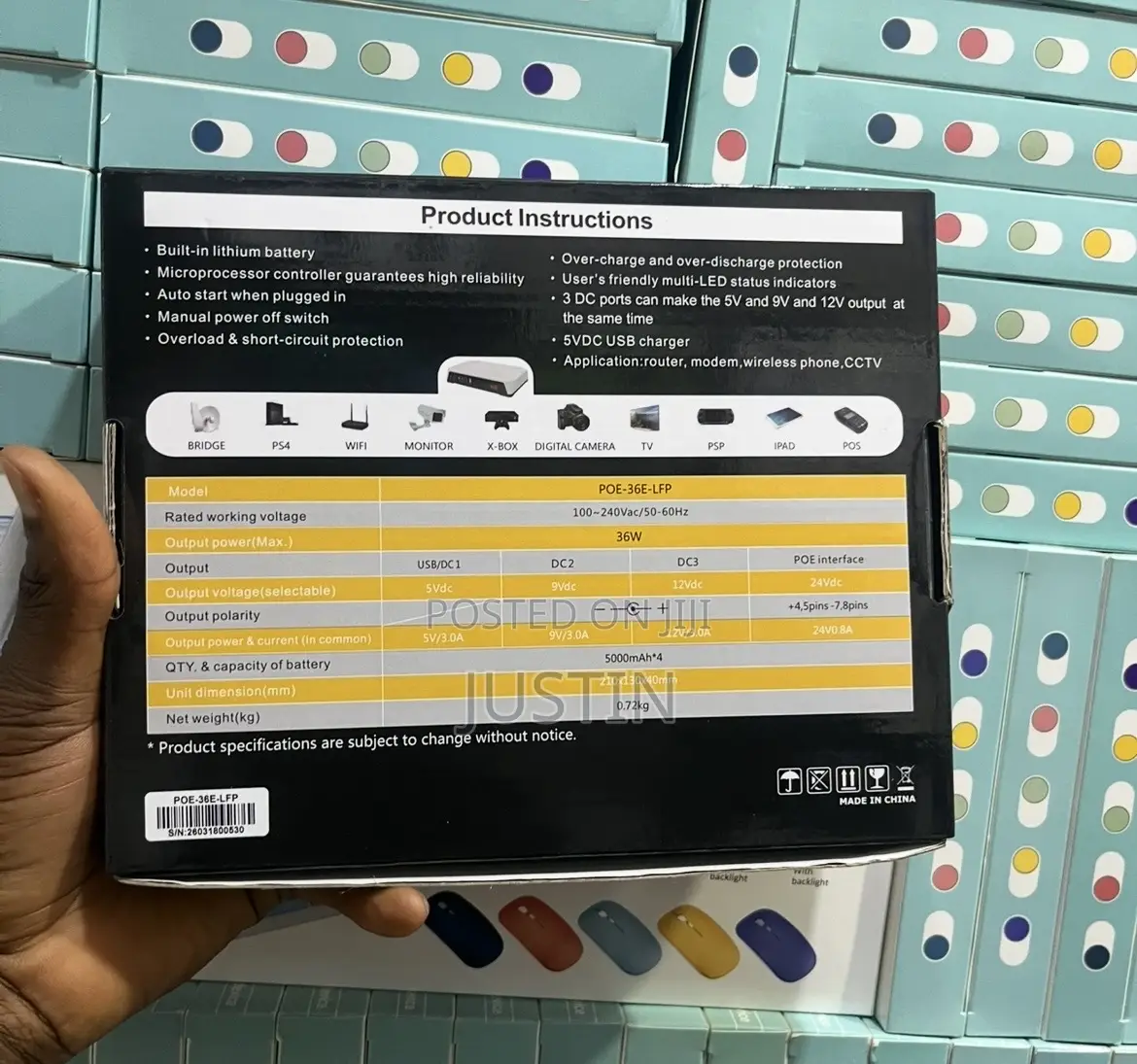Ske 20,000mah Mini Dc Ups