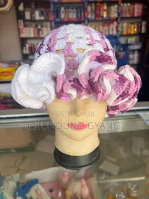 Handmade Crochet Ruffle Hats