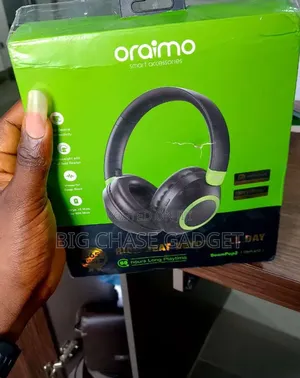 Oraimo Black Wireless Headphone