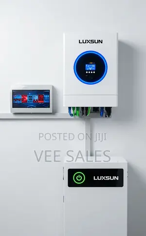 7.68kwh Lithium Battery 4.2kva Hybrid Inverter Luxsun Setup +Breakers