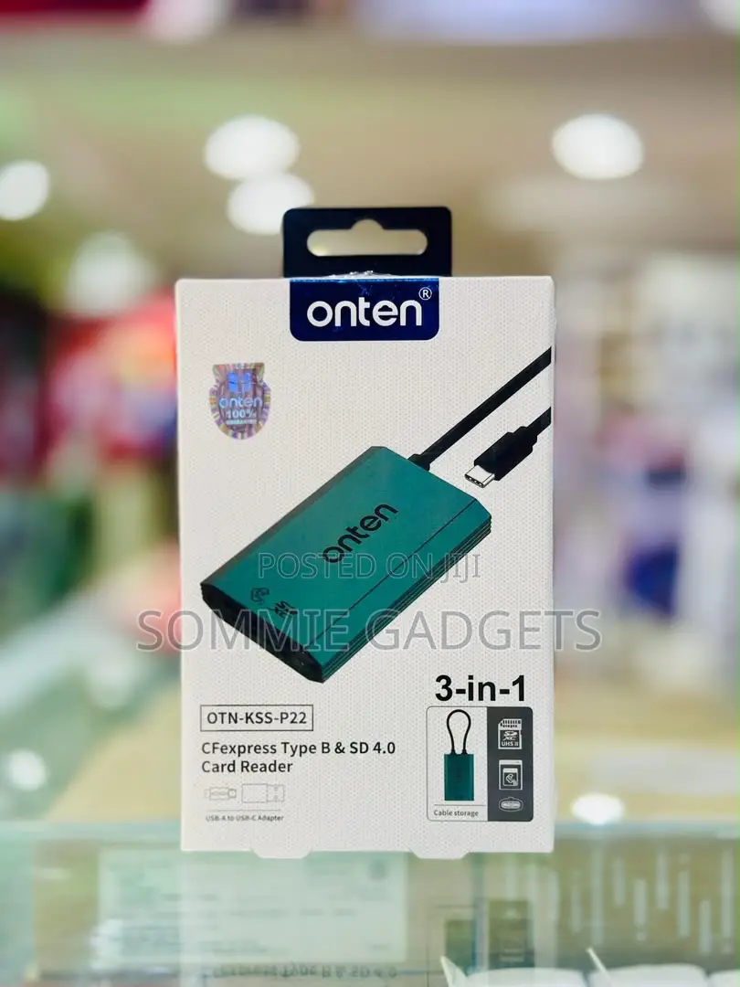 Onten Otn-KSS-P22 Cfexpress Type B Sd 4.0 Card Reader 3 in 1