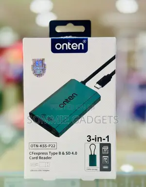 Onten Otn-KSS-P22 Cfexpress Type B Sd 4.0 Card Reader 3 in 1