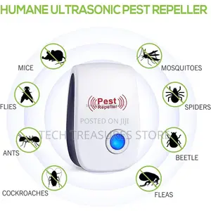 Electrical Ultrasonic Pest Repellent With Blue Light Plug for Indoor
