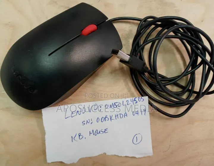 Wired Lenovo Mouse