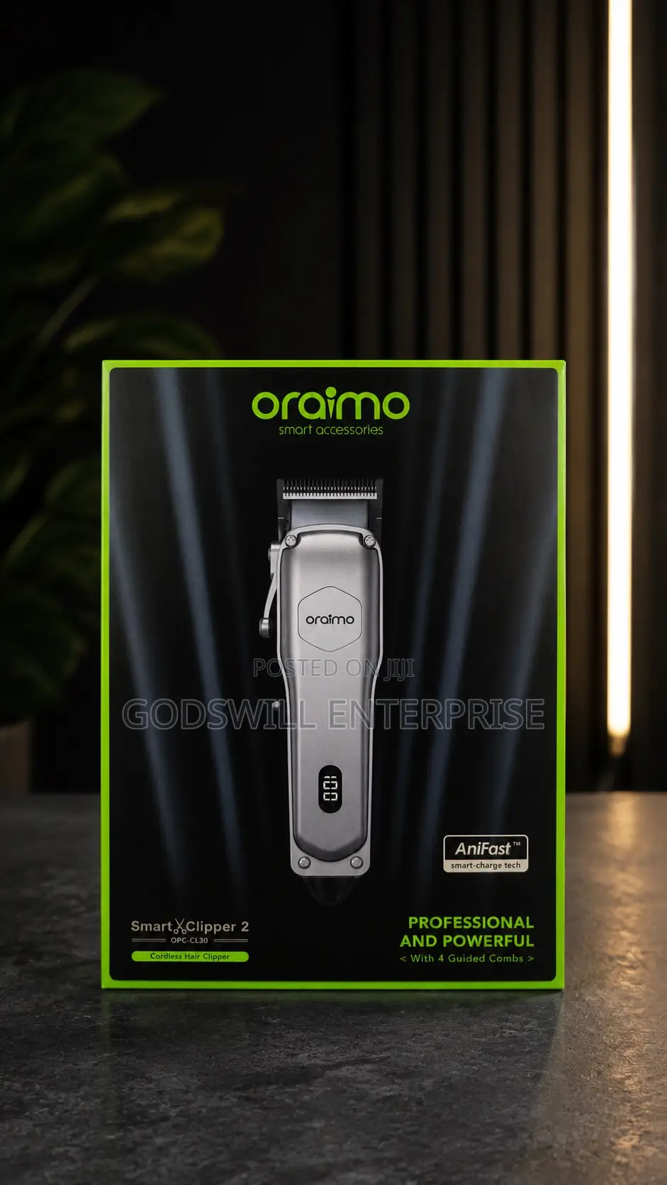 Oraimo Smart Clipper 2 – Professional Cordless Hair Clipper