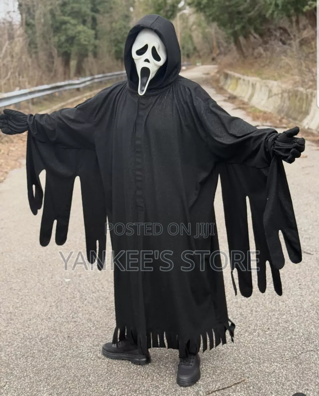 Brand New Complete Ghost Face Costume Set