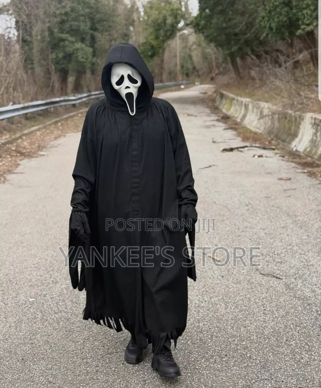 Brand New Complete Ghost Face Costume Set