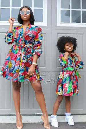 Short Matching Outfit for Mother and Kid