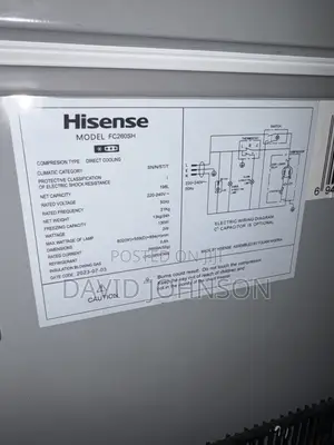 Hisense Deep Freezer
