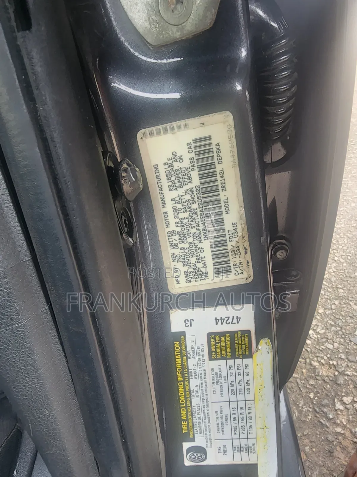 Toyota Corolla 2009 Gray