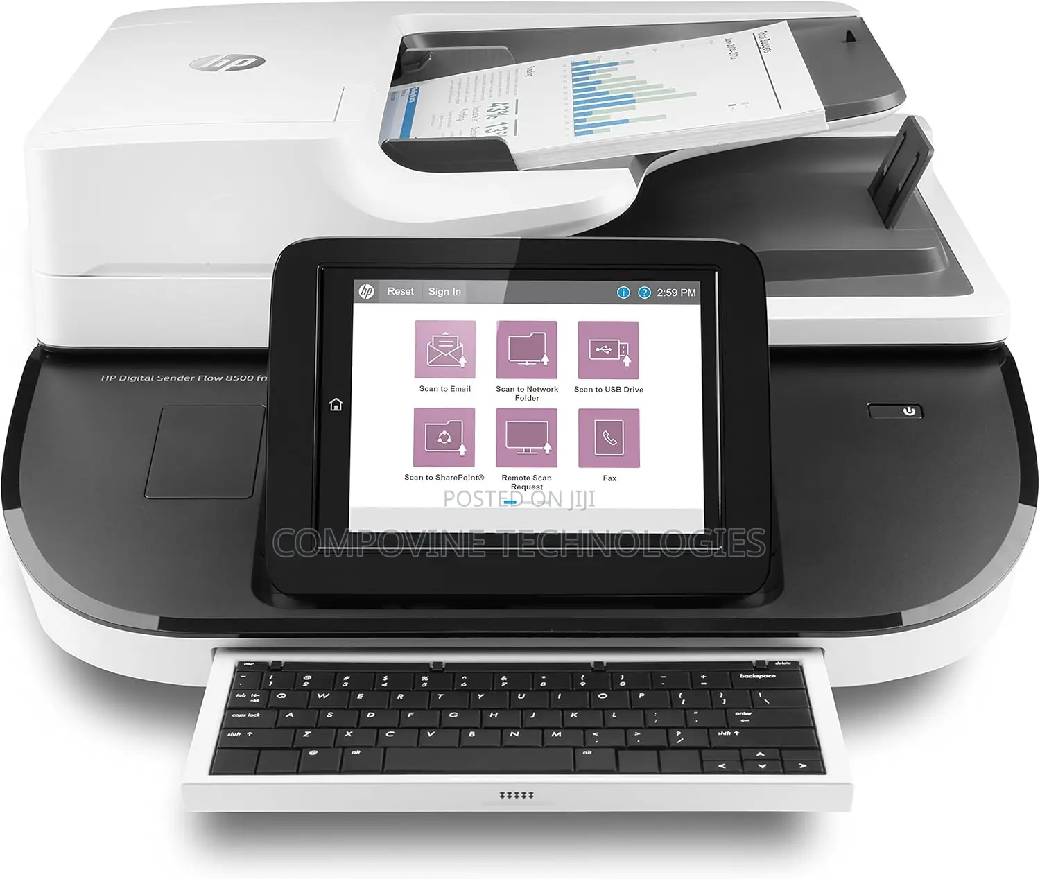Hp Digital Sender Flow 8500 Fn2 Ocr Document Capture Workstation