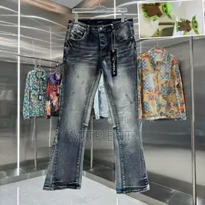 Luxury Purple Brand Men’S Boot Cut Jeans