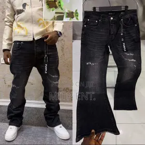 Luxury Purple Brand Men’S Boot Cut Jeans