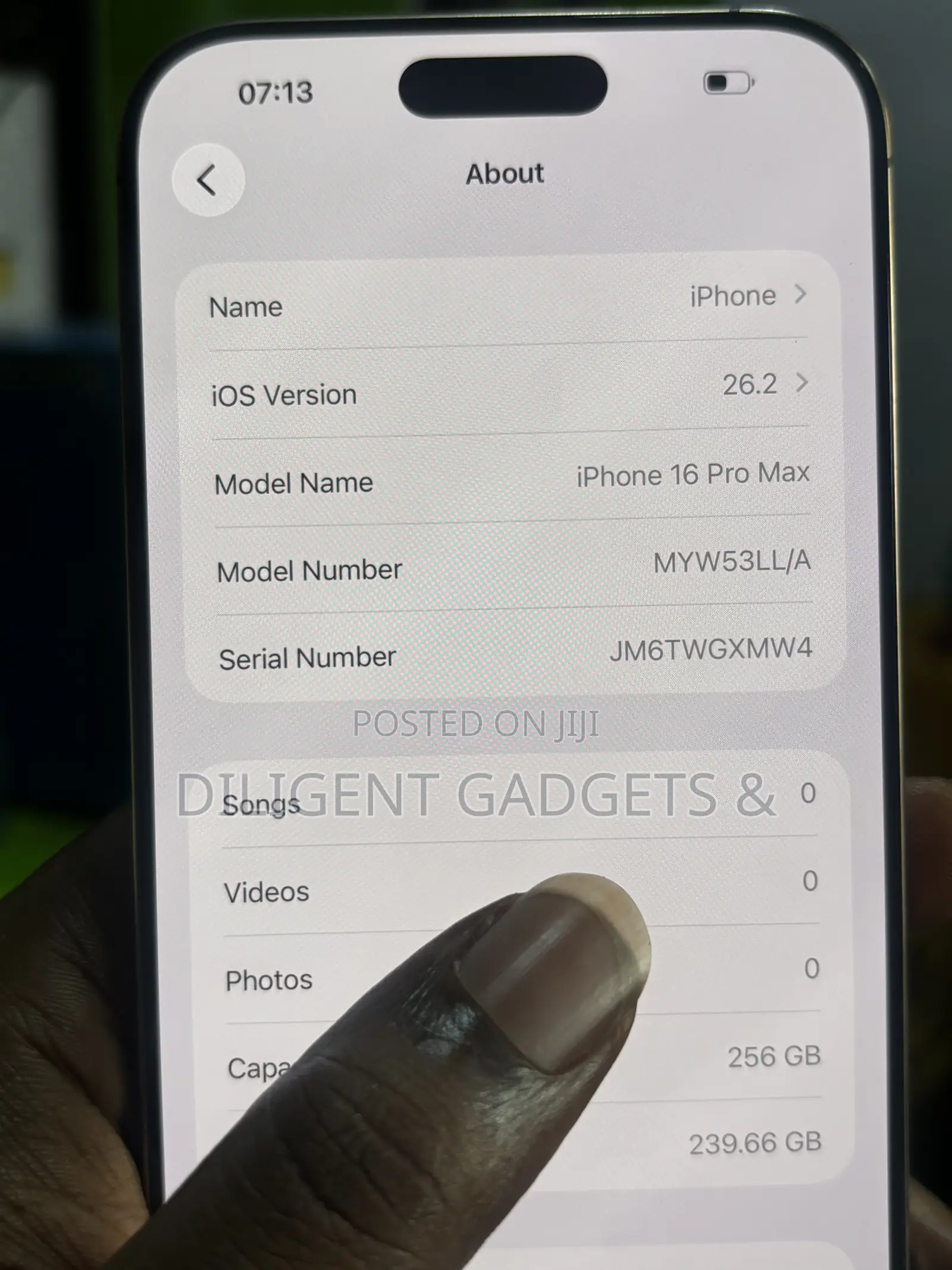 Apple iPhone 16 Pro Max 256 GB Gold