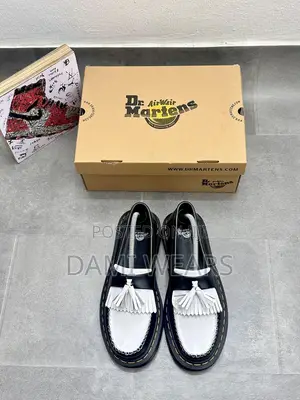 Dr Martens Loafer White/Black