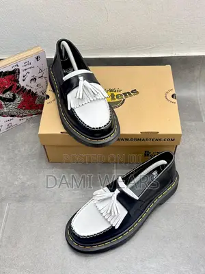 Dr Martens Loafer White/Black