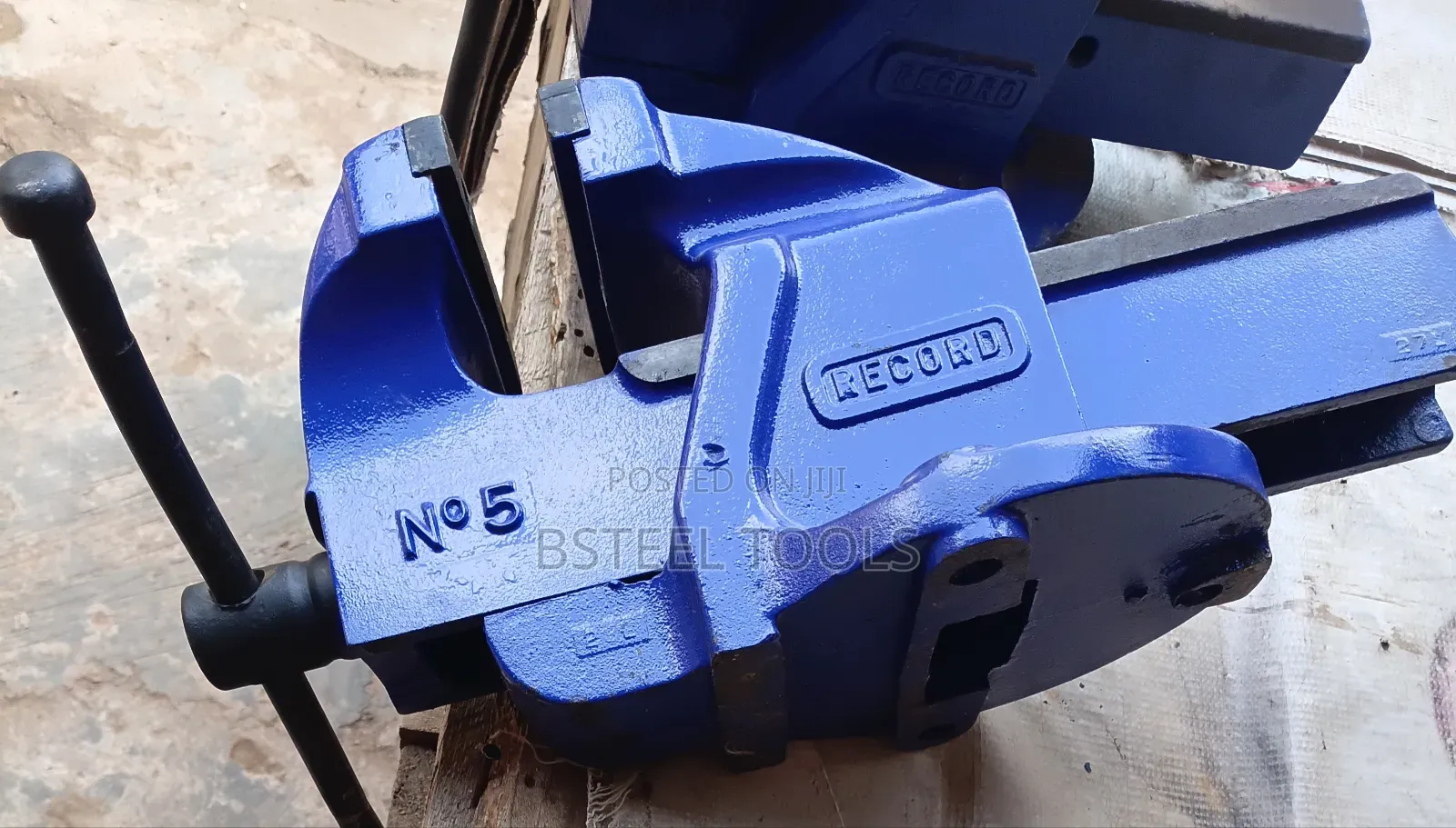 Record 5-Inch Bench Vice – Heavy Duty Workshop Vice