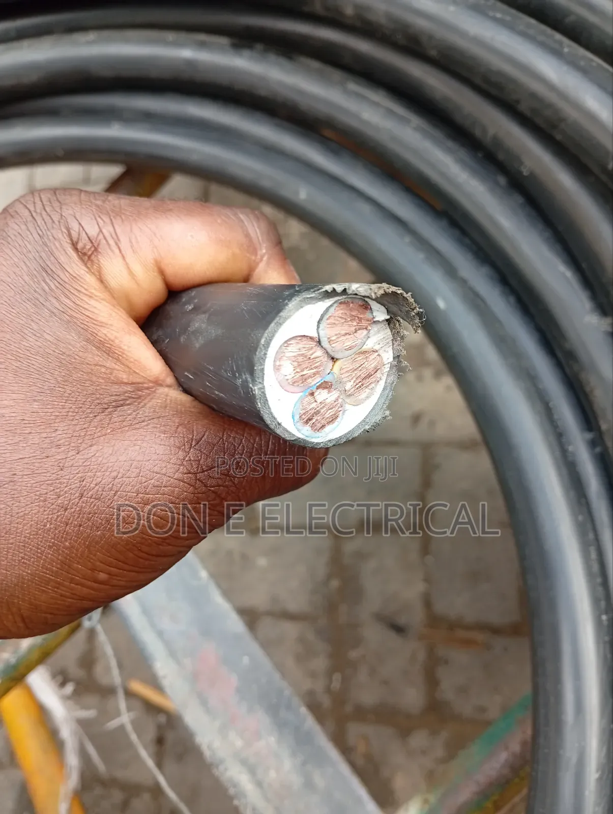 35mm 4core Non Armoured Cable Full Gauge Stopend