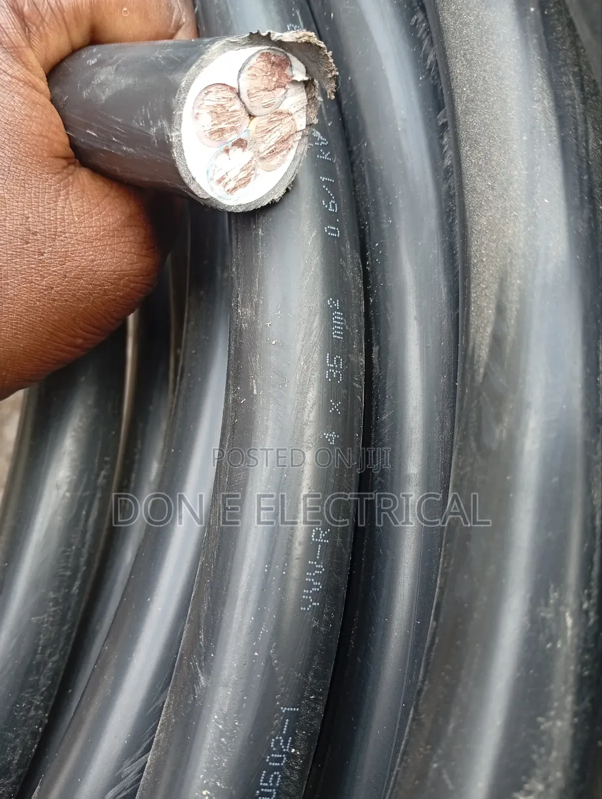 35mm 4core Non Armoured Cable Full Gauge Stopend