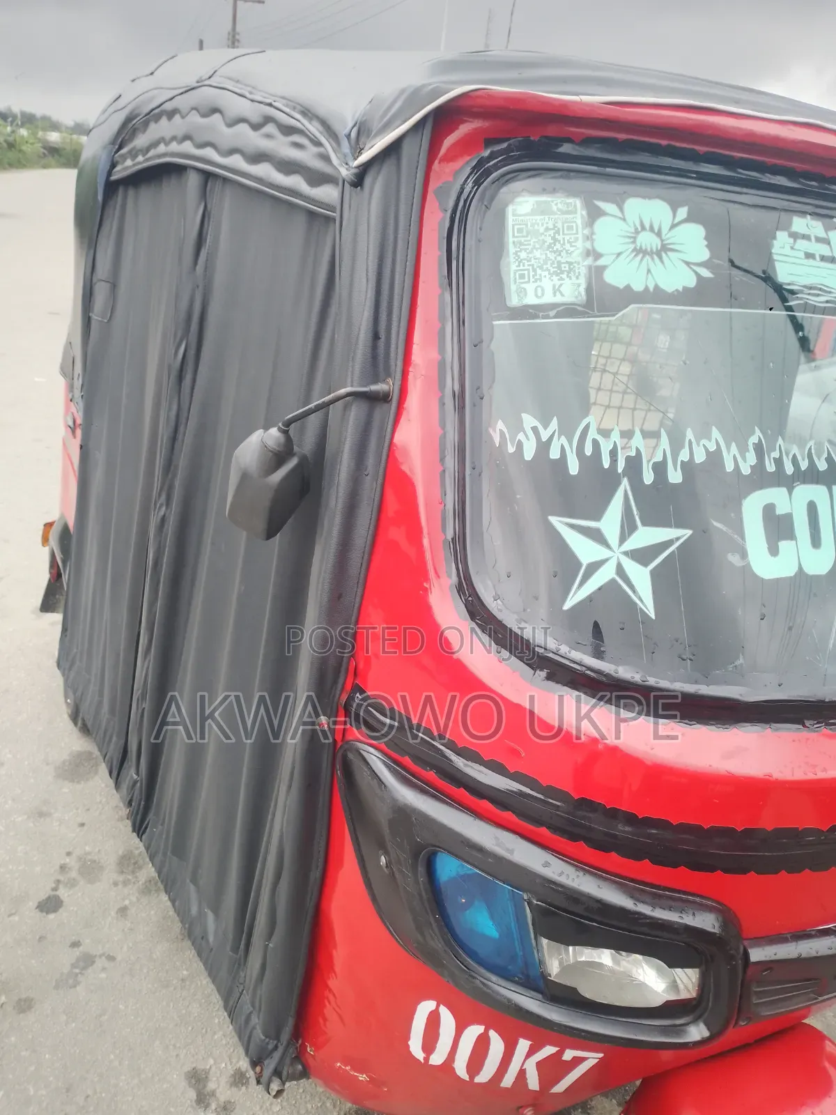 TVS King Deluxe Plus iTouch Start 2023 Red