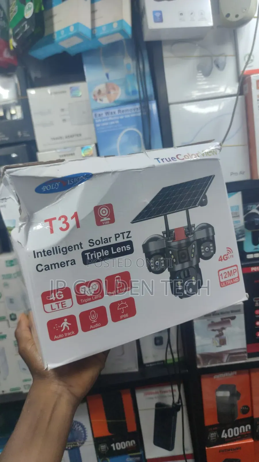 Poly Vision T31 Intelligent Solar PTZ Camera
