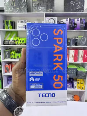 New Tecno Spark 50 128 GB Black