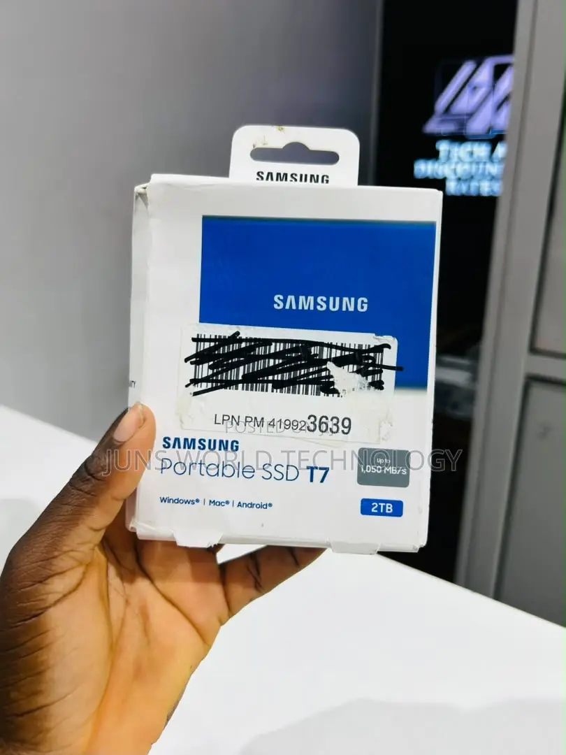 Samsung T7 2tb SSD