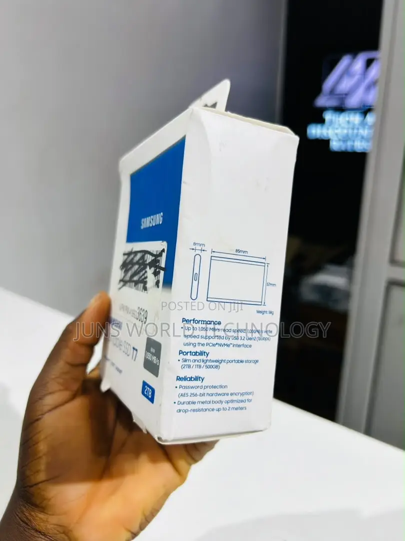 Samsung T7 2tb SSD