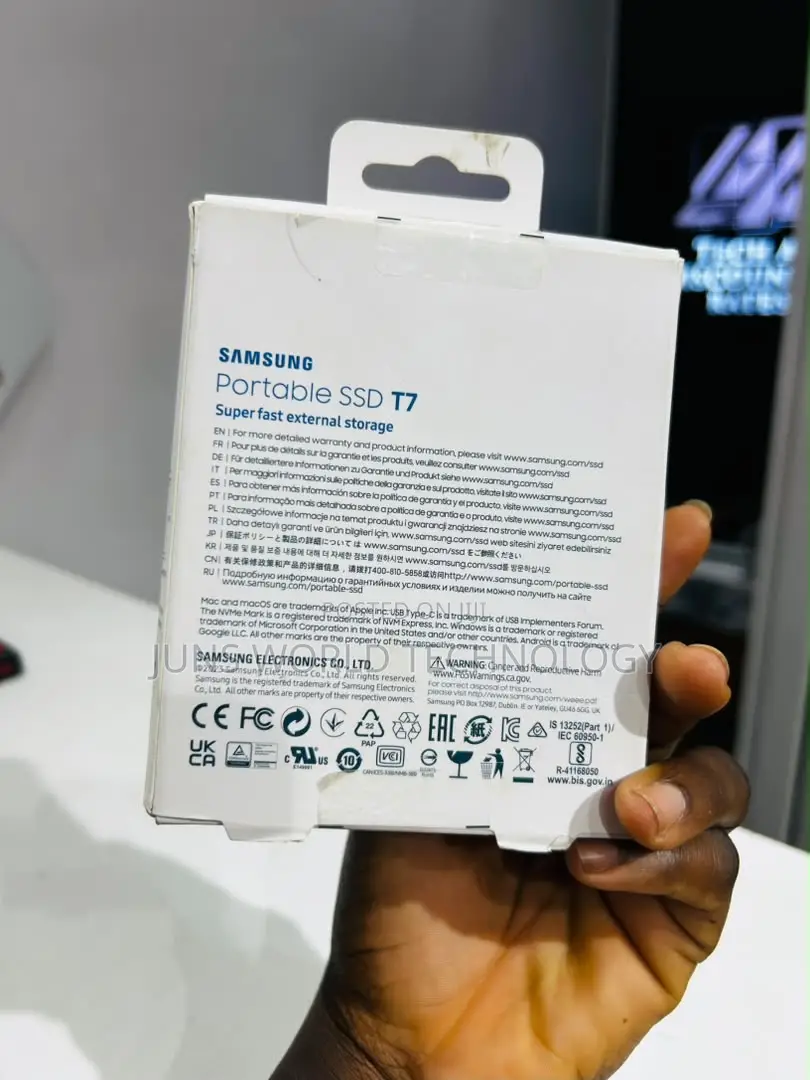 Samsung T7 2tb SSD